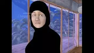 ثنائي محجبات ثلاثي الأبعاد: شرج عنيف وإيلاج مزدوج