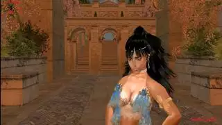 راقصة غريبة زرقاء تتعرض لاختراق مزدوج من بي بي سي في حريم السلطان